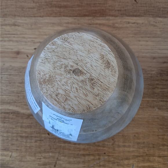 Creative Co-op Pine & Holly Mango Wood Bowl - Picture 4 of 11